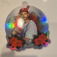 2025 Topps Holiday Oversized Ornaments Die-Cut Trea Turner #OO-20 Phillies Card