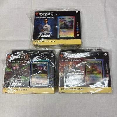 All-in-One Magic: The Gathering Fallout Commander Decks with Collector Boosters
