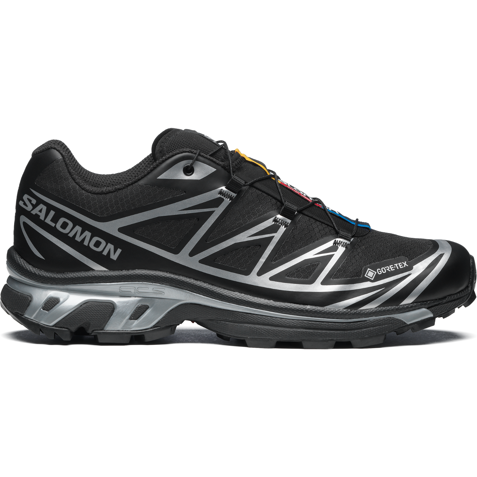 Salomon XT-6 GTX - Black Black Silver - L47450600 Expeditedship