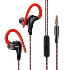 3.5mm In-Ear Wired Earbuds Sports Running Ear...
