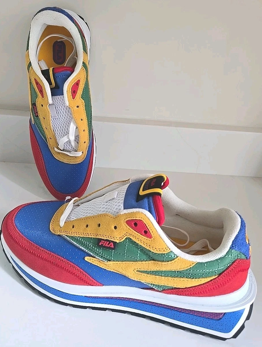 Fila Multicolor Athletic Shoes - Blue, Yellow, Red Fila Sandenal Men main image 2