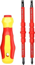 Insulated Screwdriver Set for Electricians – Ergonomic Handle, 3 in 1 
