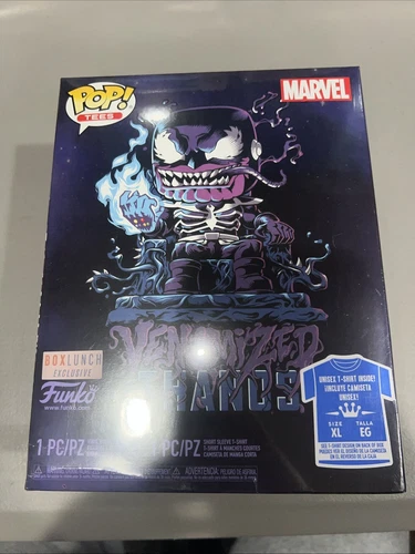 Funko Pop & Tee: Venomized Thanos #510 ~ Boxlunch Glow-in-the-dark Exclusive ~XL