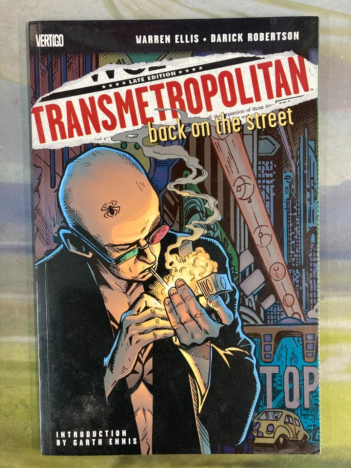 Lote de novela gráfica transmetropolitana TPB #0-2, 4-10 Warren Ellis Vertigo Foto 3 de 4