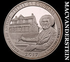 2017-S Silver Frederick Douglass Quarter - Choice Gem Proof  Lustrous  #M612 — photo 1