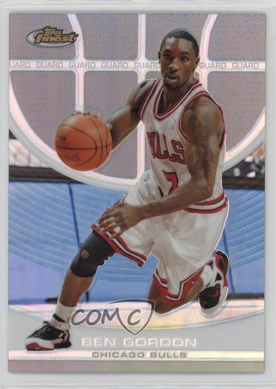 2005-06 Topps Finest Refractor 104/349 Ben Gordon #98 16q7