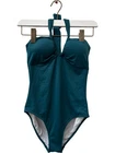 Boden One Piece Swimsuit Teal Halter Neck Size 12R 1 RVB001 size box