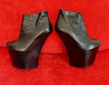 Giuseppe Leather Lady Gaga Inspired Booties 39