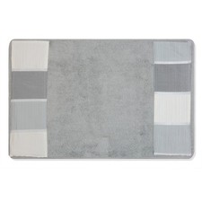 Modern LINE, Bath Rug, Grey