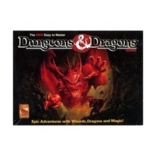TSR Basic D&D Dungeons & Dragons Board Game (2nd) Box Fair/VG