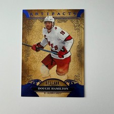 2020 Upper Deck Artifacts Hockey #64 Dougie Hamilton Blue Sapphire 323/499