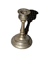 Kerzenhalter messing antik Vintage Kerzenleuchter Höhe ca 10 cm