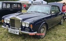 PHOTO  LES167P ROLLS ROYCE CORNICHE  SECOND DAY OF THE INAUGURAL BOXFORD VINTAGE