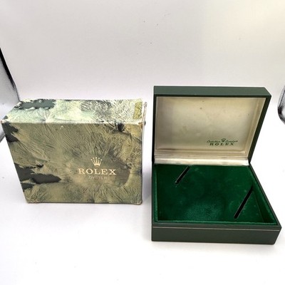 Rolex Watch Box Vintage 11.00.2 Genuine Outer box Color Green 