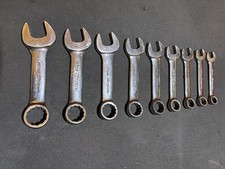 Snap-on Metric Short Stubby Combo Wrench Set 10pc 10-19mm No 14mm