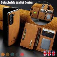 For Samsung Galaxy Z Fold 7 6 5 4 3 Magnet Leather Case Detachable Wallet Cover