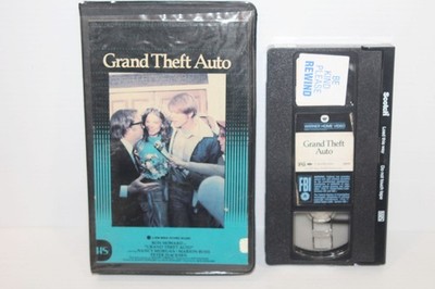 Grand Theft Auto (1977) - VHS 1982 Warner Bros Big Box Clamshell - Ron Howard
