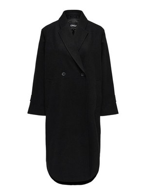 Only Mantel Damen ONLMAISY OVERSIZED WOOL COAT OTW schwarz Basics, Streetwear
