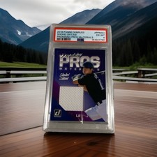 2018 Donruss Promising Pros Materials Shohei Ohtani Rookie Patch Graded PSA 6 EX