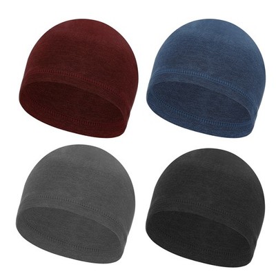 4Pcs Helmet Liner Skull Cap Sweat Wicking Hats Under Helmets Cap Multicolored