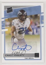 2021 Panini Chronicles Draft Picks Donruss Rated Rookie Chazz Surratt Auto 0ea4