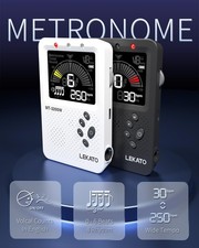LEKATO Digital Metronome with Vocal Count, Tone Generator Tuner All Instruments