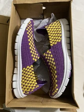 Comfy Feet LSU Shoes W10 M9 Game Day SEC Licensed Death Valley New Checkered