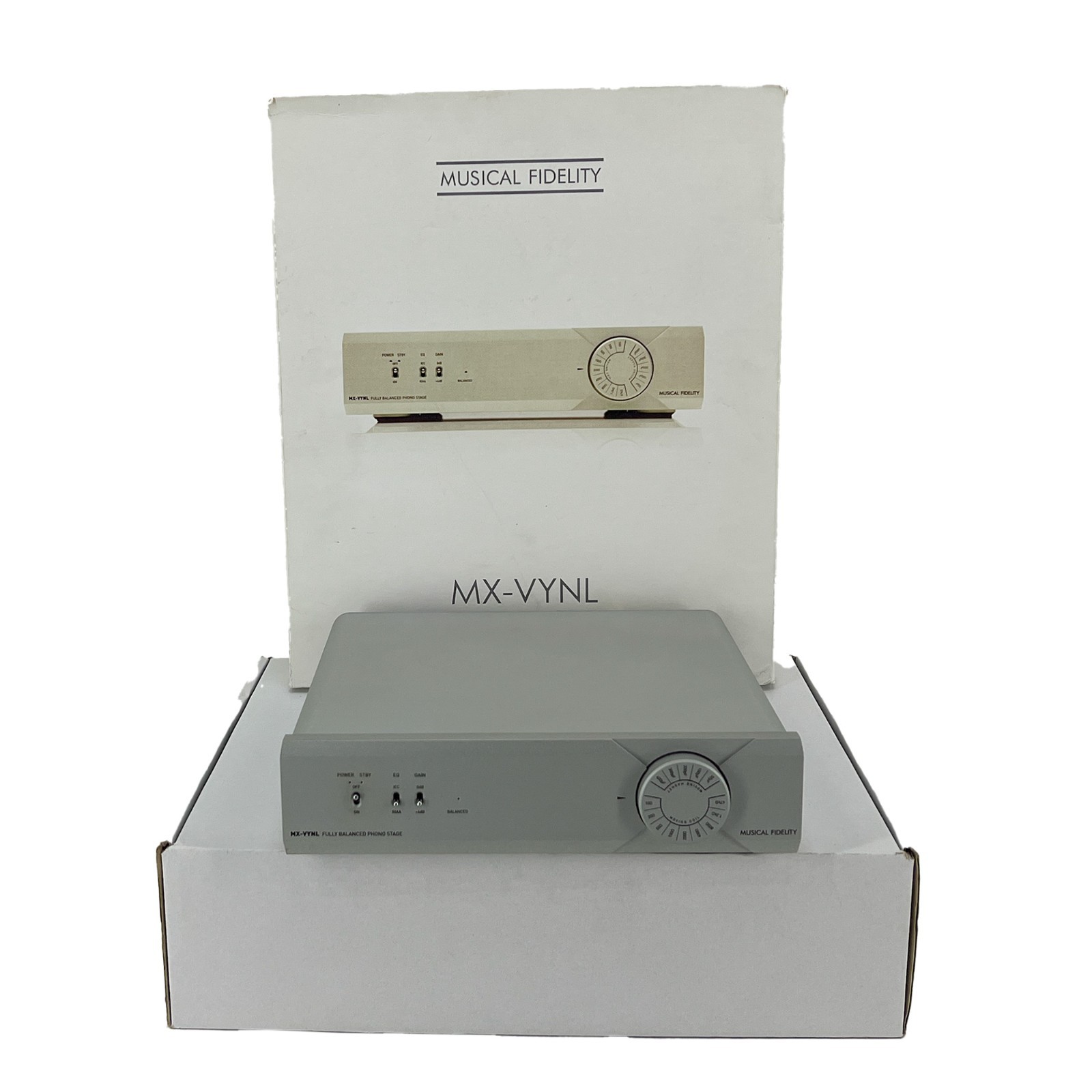 Musical Fidelity MX-VYNL Phono Stage - Silver MM/MC Balanced Preamp Moving Pre