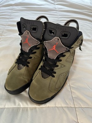 Travis Scott Cactus Jack Air Jordan 6 Retro SP Medium Olive Size 12.5 CN1084-200