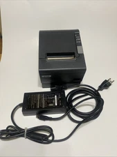 Epson Micros TM-T88IV POS Thermal Receipt Printer Ethernet Serial M129H W/ AC