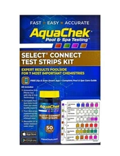 AquaChek 541604A Select 7-IN-1 Swimming Pool and Spa Test Strips Complete Kit