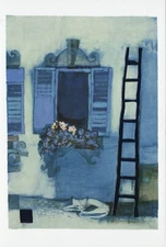 Rosina Wachtmeister - Alley - Set of Ten Vintage Notecards Including Envelopes