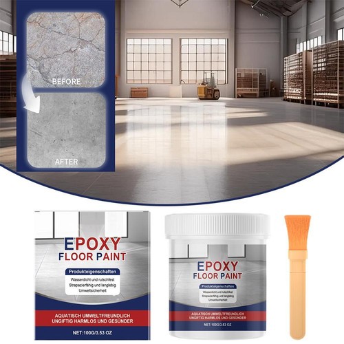 Water-based Epoxy Floor Primer, Self Leveling Marble Pattern, Gloss -AU 6T7/