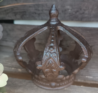 Krone Massiv Gusseisen Deko Nostalgie Landhaus Shabby Garten + Neu +