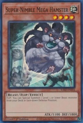 Super-Nimble Mega Hamster RA02 Quarter Century Secret Rare Rarity Collection II