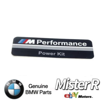 BMW M Performance - Power Kit Badge/Plaque   Genuine OE   PPK   #51142296495