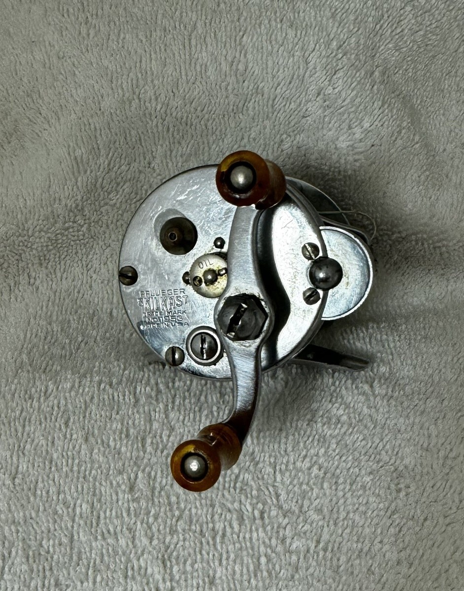 Vintage Pflueger SkilKast No # 1953 Fishing Reel | eBay