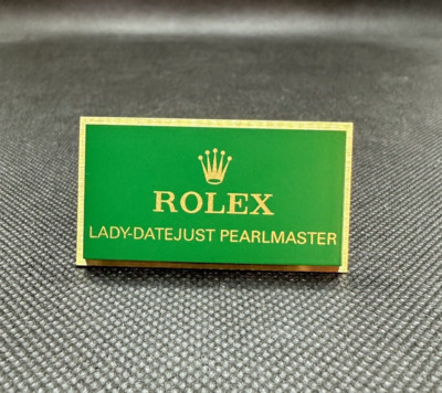 Original ROLEX LADY-DATEJUST PEARLMASTER Display Aufsteller Schild Konzessionär