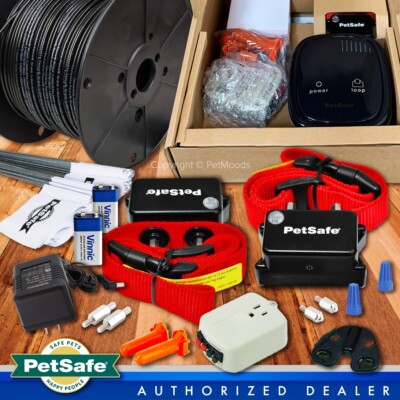 PetSafe Stubborn 2-Dog In-Ground Fence Collars 20 Gauge (1 Acre) 1000 Feet Wire