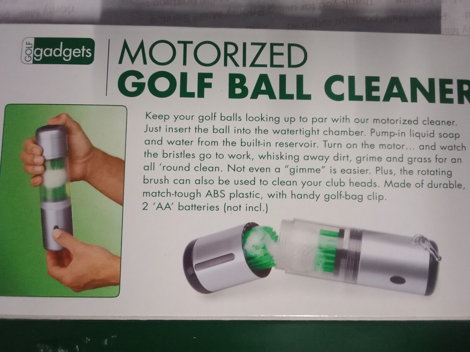 Perfect Solutions Motorized Golf Ball Cleaner Gift For Golfer eBay