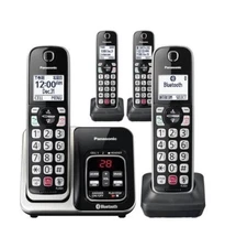Panasonic KX-TGD864S 4 Handset Link2Cell Cordless Phone
