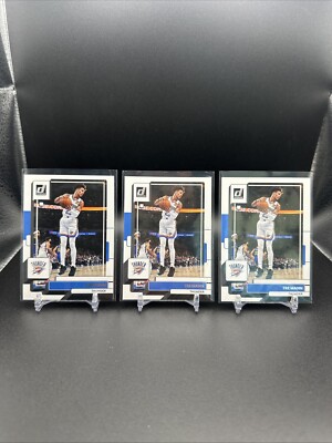 Tre Mann 2022-23 Panini Donruss Basketball #103 Oklahoma City Thunder Lot Of 3