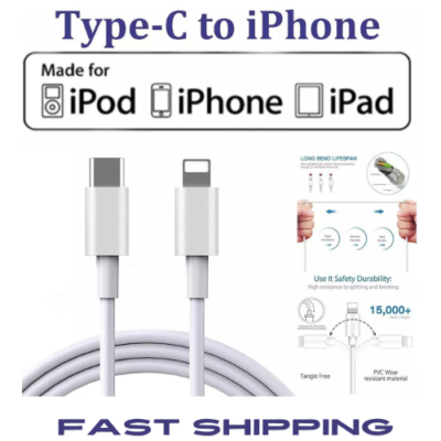 Usb C Auf Lightning Kabel USB-C Ladekabel Für IPhone 14/13/12/11, XS, X, Pro Max & IPad Air – Schnelles Laden & Datenübertragung, 8-polig Usb C Lightning Kabel