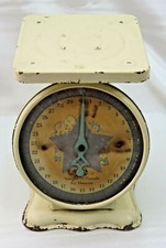 Vintage Baby Scale Rustic Primitive Nursery 30 LBS. Works