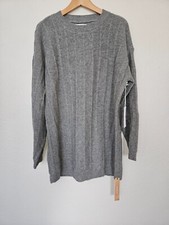 NWT Reformation Harriet Regenerative Wool Mini Dress Size Small Mid Grey Sweater