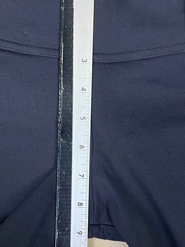 KOS США женщин L спортивные штаны расклешенный ноги середины подъема черный эластичной без карманов новый с Ярлыками - Изображение 4 из 4