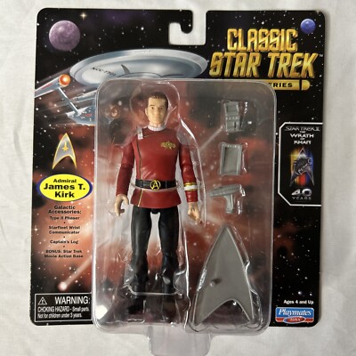 Classic Star Trek Admiral James T. Kirk 5'' Action Figure NEW 2022 Playmates Toys