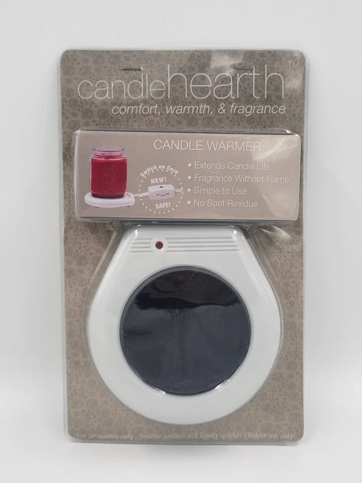 Plato calentador de velas eléctrico Candle Hearth con falda calentador de cerámica. ¡Nuevo! Foto 2 de 4