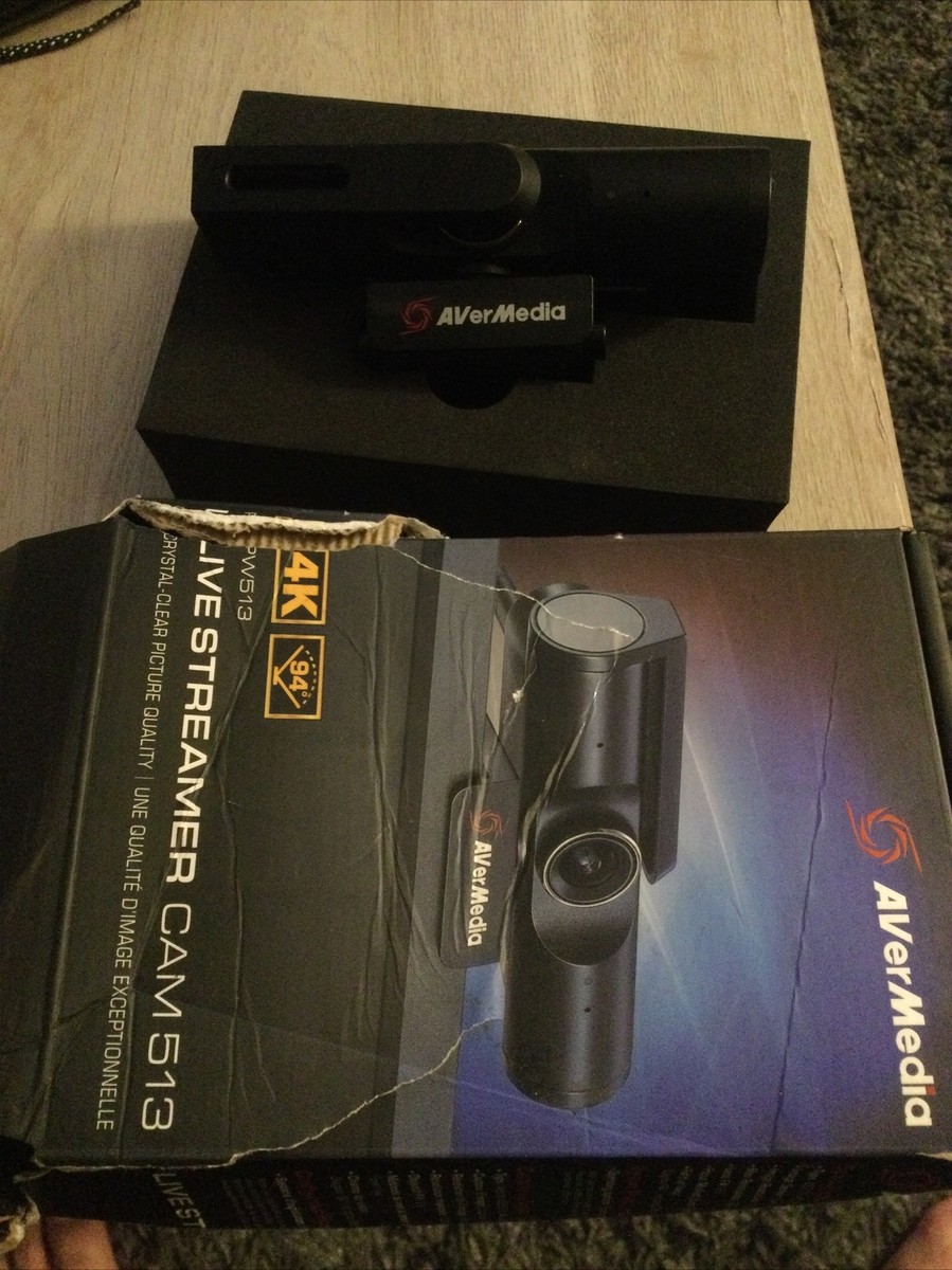 AVerMedia Live Streamer CAM 4K Ultra HD Webcam PW513 795522966735