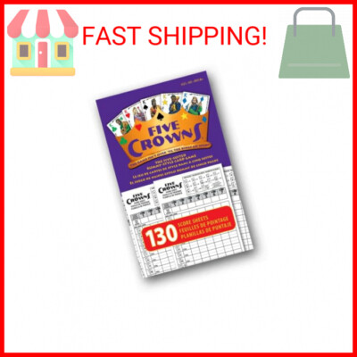 Five Crowns   Scorepad   130 Score Sheets   Double Sided   Points Reference